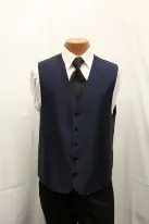 dark navy blue vest
