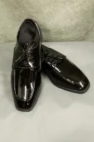 Shiny Black Oxford Shoes